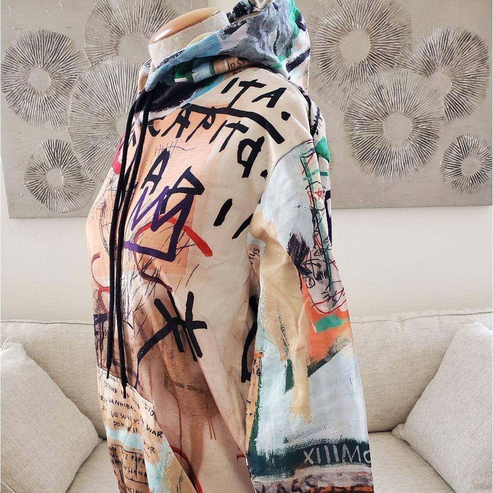 NEW!Members Only Jean Michel Basquiat Hoodie Sweatshirt - Picture 5 of 11